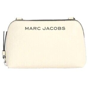 New Marc Jacobs Small Crossbody Pouch Pebble Leather Marshmallow